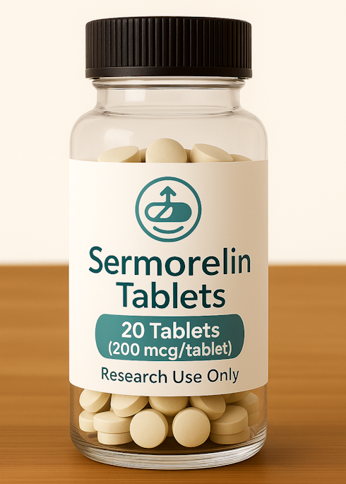 sermorelin tablets bottle